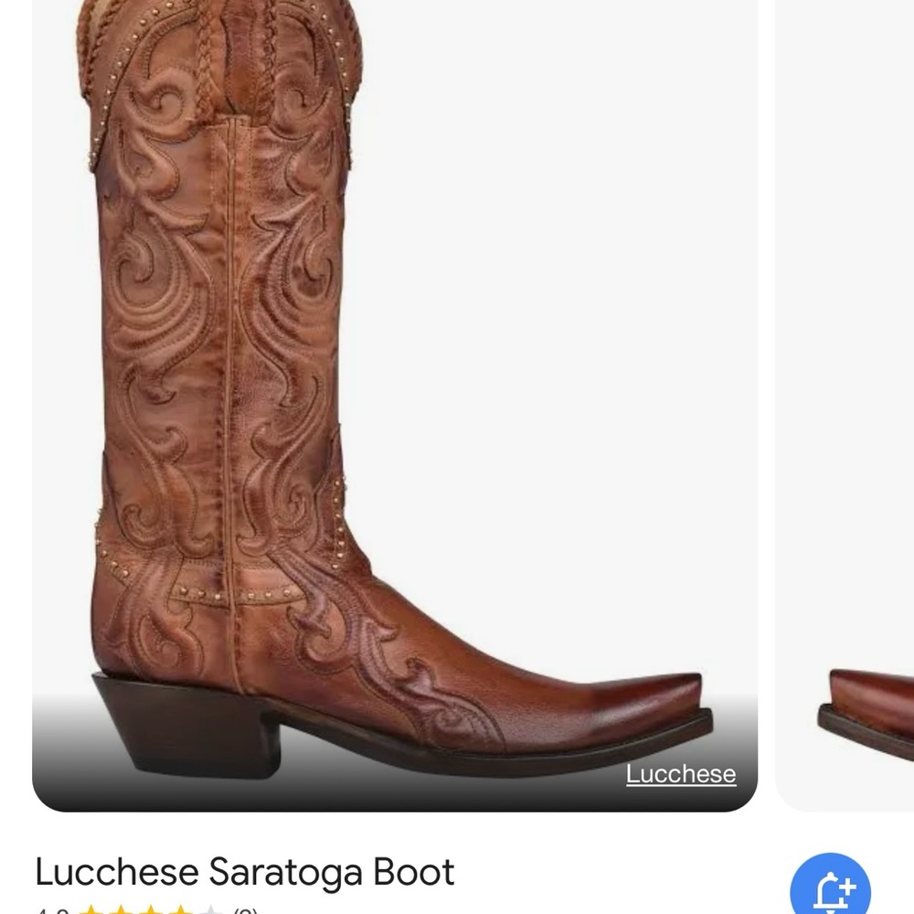 NWT Lucchese Saratoga boots
